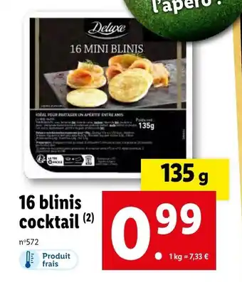 Lidl 16 blinis cocktail (2) offre
