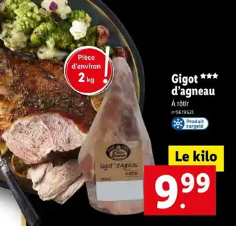 Lidl Gigot *** d'agneau offre