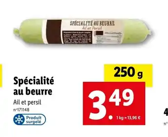 Lidl Spécialité au beurre offre