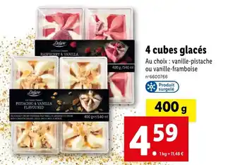 Lidl 4 cubes glacés offre