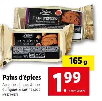 Lidl Pains d'épices offre