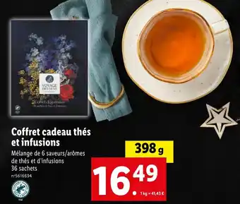 Lidl Coffret cadeau thés et infusions offre