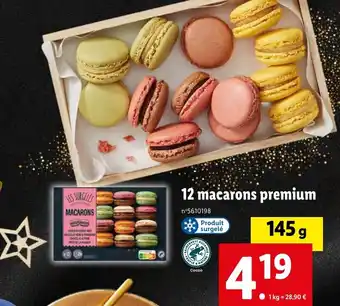Lidl 12 macarons premium offre