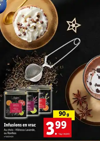 Lidl Infusions en vrac offre