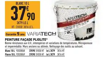 Brico Cash Peinture Façade Pliolite offre