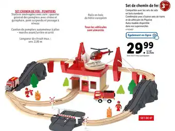 Lidl Set de chemin de fer offre
