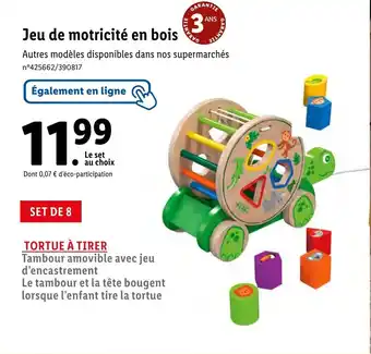 Lidl Jeu de motricité en bois offre