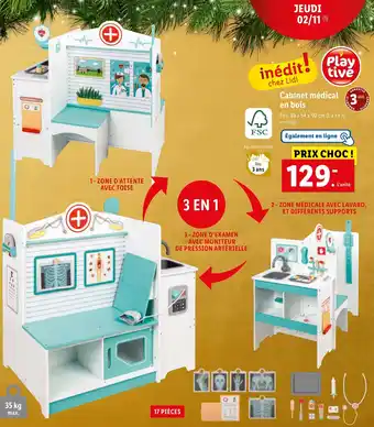 Cabinet médical en bois