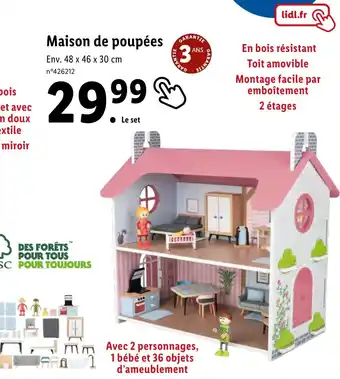 Lidl Maison de poupées offre