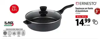 Lidl Sauteuse en fonte d'aluminium offre