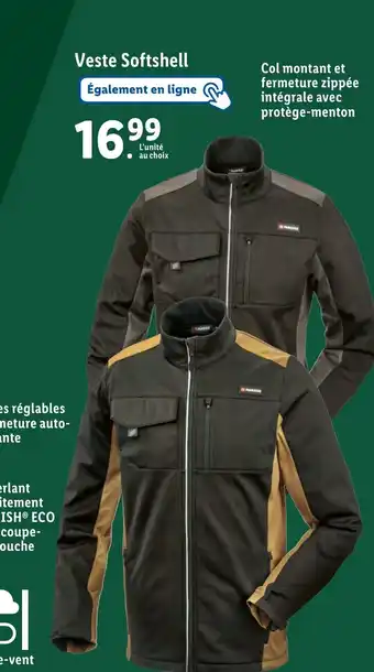 Lidl Veste Softshell offre