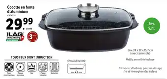 Lidl Cocotte en fonte d'aluminium offre