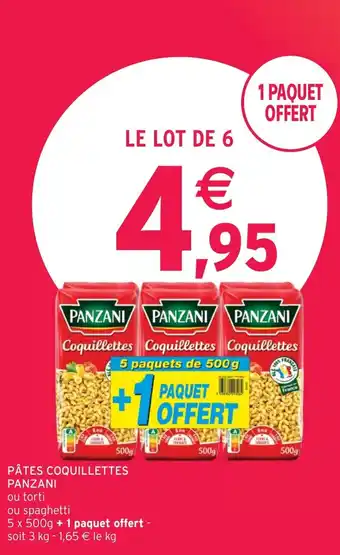 Intermarché PÂTES COQUILLETTES PANZANI offre