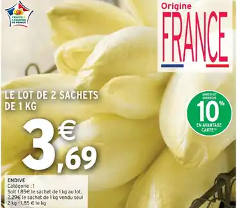 Intermarché ENDIVE offre