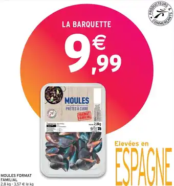 Intermarché MOULES FORMAT FAMILIAL offre