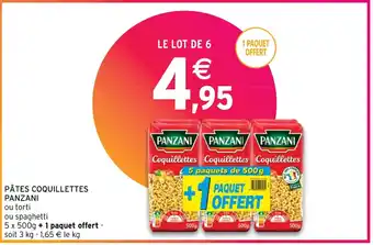 Intermarché PÂTES COQUILLETTES PANZANI offre