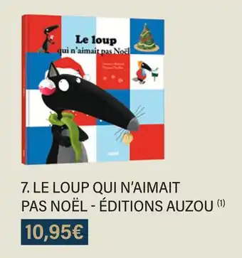 Monoprix Édition auzou le loup qui n'aimait pas noël offre