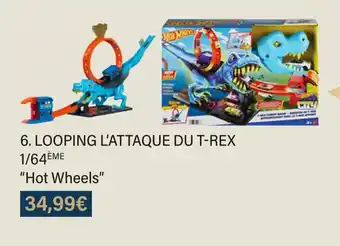 Hot wheels looping l'attaque du t-rex 1/64ème