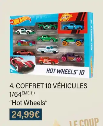 Hot wheels coffret 10 véhicules 1/64 ème