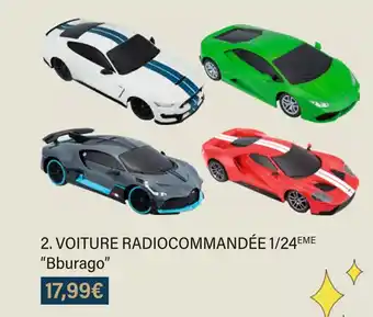 Monoprix Burago voiture radiocommandée 1/24eme offre