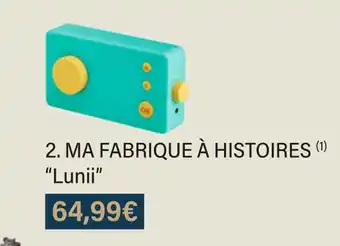 Lunii ma fabrique à histoires