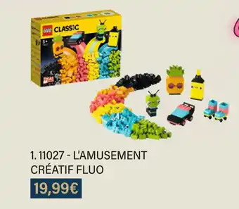 Lego 11027 - l'amsuement créatif fluo