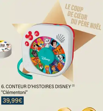 Monoprix Clementoni conteur d'histoires disney offre