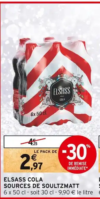 Intermarché Elsass cola sources de soultzmatt offre