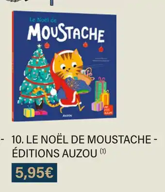 Monoprix Édition auzou le noël de moustache offre