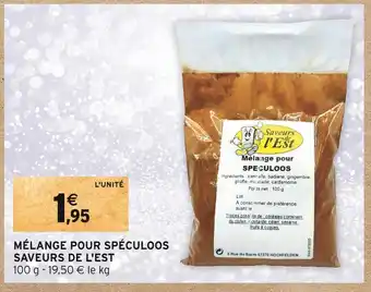 Intermarché Saveurs de l'est mélange pour spéculoos offre
