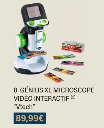 Vtech génius xl microscope vidèo interactif