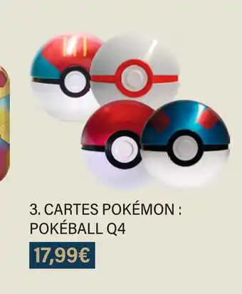 Cartes pokémon : pokéball
