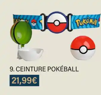 Monoprix Ceinture pokéball offre