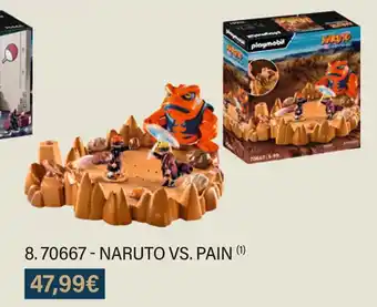 Monoprix Playmobil 70667 - naruto vs pain offre