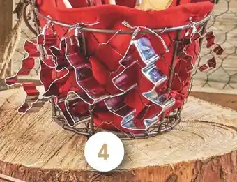 Intermarché Patisse lot de 4 découpoirs de noël offre