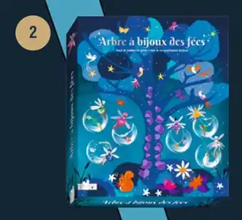 Éditions deux coqs d’ or l’arbre à bijoux des fées - coffret avec accessoires