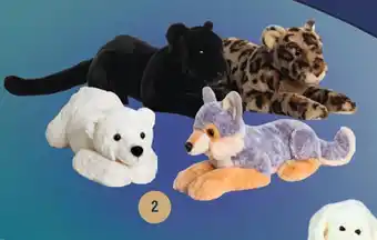 Monoprix Peluche animal sauvage offre