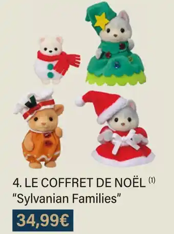 Monoprix Sylvanian families le coffret de noël offre