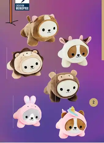 Monoprix Peluche animal spandex offre