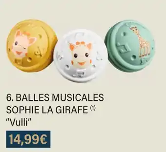 Vulli blles musicales sophie la girafe