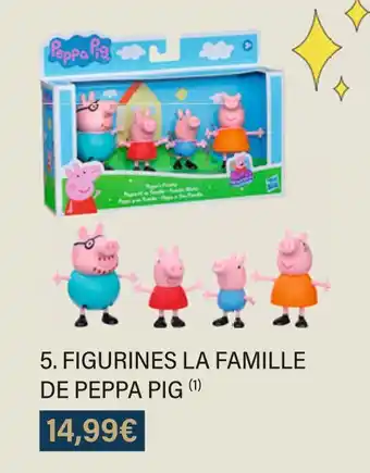 Peppa pig figurines la famille de peppa pig