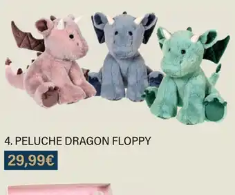 Monoprix Peluche dragon floppy offre