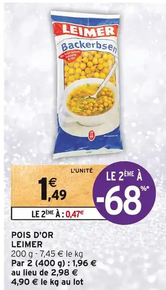 Intermarché Leimer pois d'or offre