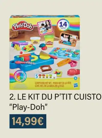Monoprix Play-doh le kit du p'tit cuisto offre