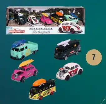 Monoprix Majorette coffret de 5 voitures 1/64ème volkswagen offre