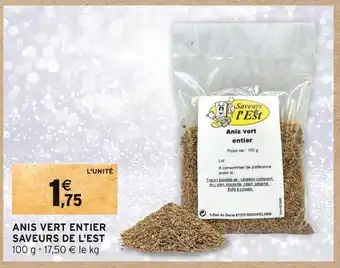 Intermarché Saveurs de l'est anis vert entier offre