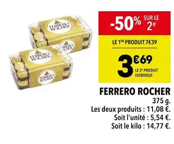 Supeco Ferrero rocher ferrero rocher offre