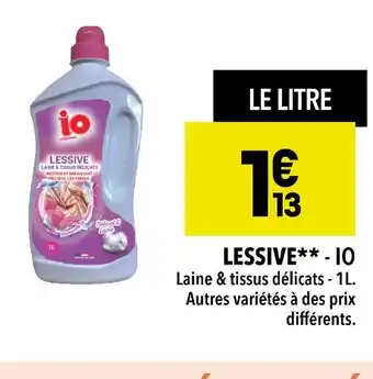 Supeco Io lessive offre