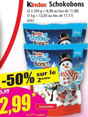 Norma Kinder Schokobons offre