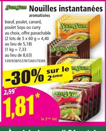 Norma Nouilles instantanées offre